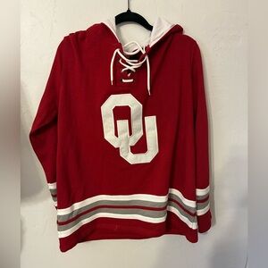 Colosseum Red and White Women's Sweater